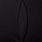 Close up view of fly on black men's bamboo boxer shorts from 'ohe